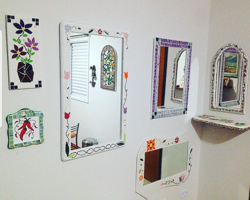 Espelhos em mosaicos